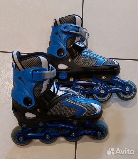 Коньки роликовые раздвижные 33-36