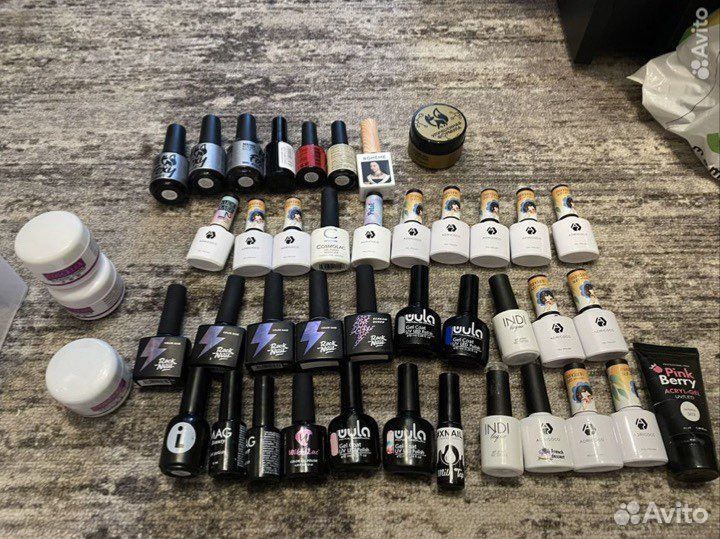 Все для маникюра набор, лампы, аппарат, расходники