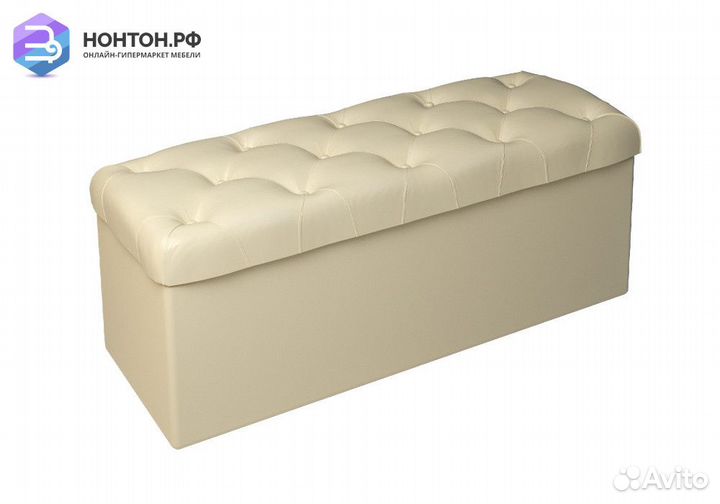 Пуф тип 3 бежевый