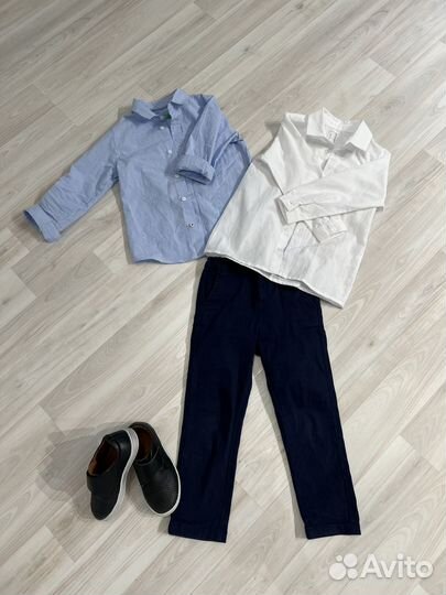 Рубашка и брюки 104, туфли 27