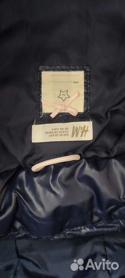 Куртка детская для девочки, H&M размер 134