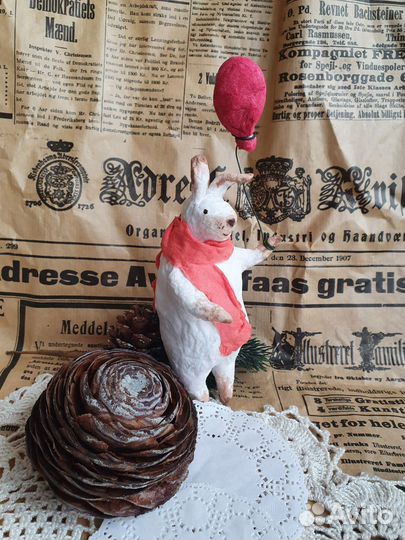 Ватная игрушка Заяц