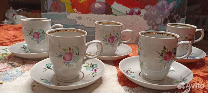 Ретро посуда разная. Фарфор, с добавлением