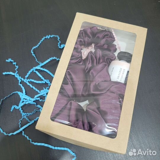 Резинка для волос 2 шт + крем для рук