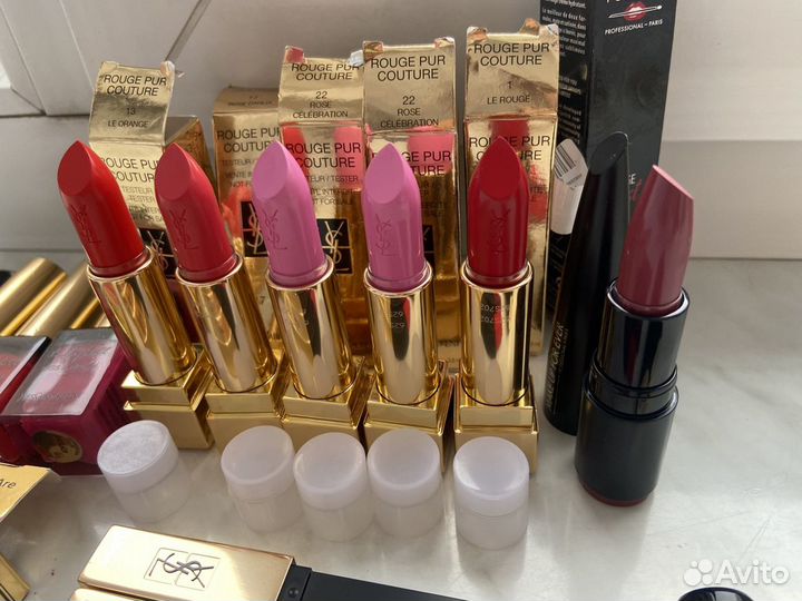 Помада Chanel, YSL, sisley, dior