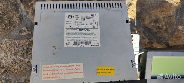 Штатная магнитола на hyundai sonata YF i45