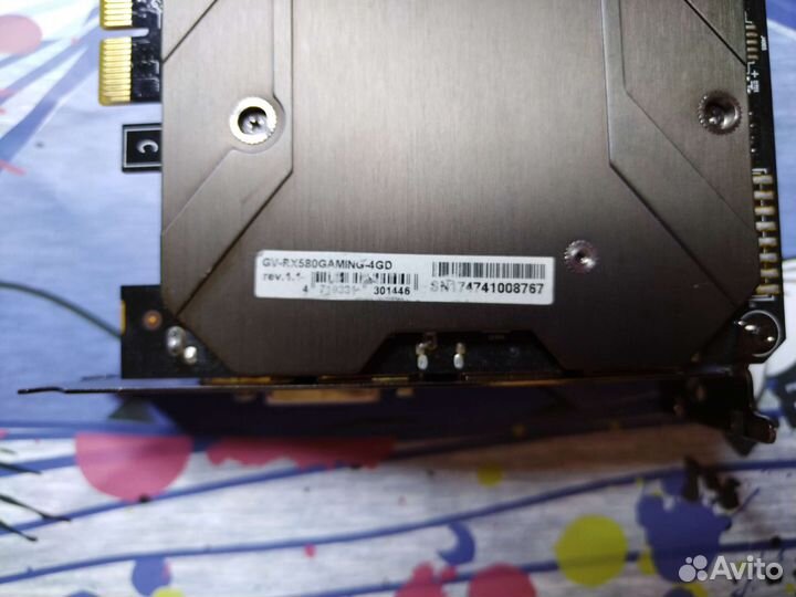Видеокарта RX 580 Gigabyte 4gb