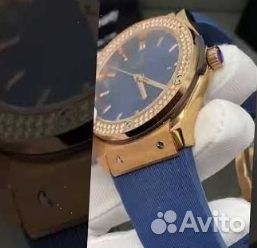 Часы унисекс механика с камнями