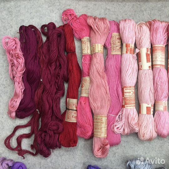 Советские нитки мулине комбината им.Кирова