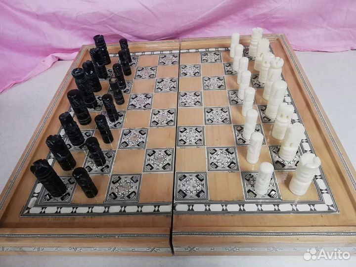 Большие шахматы + нарды Африка Новые