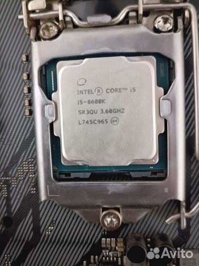 Asus ROG strix Z370-F gaming + 8600К+ охлаждение