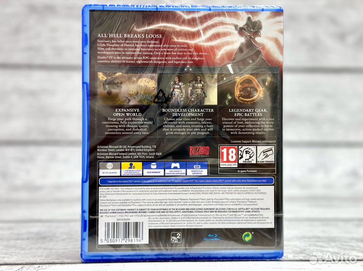 Diablo 4 IV (PS4) NEW