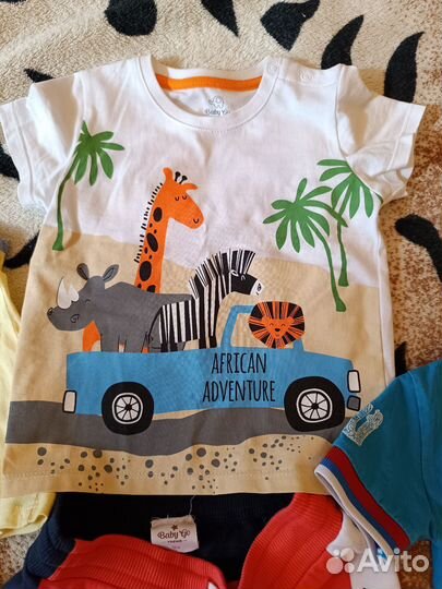 Пакет летней одежды на мальчика 80-86