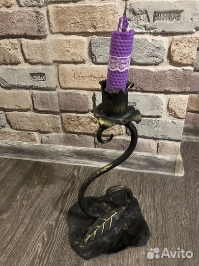 Подсвечник кованный