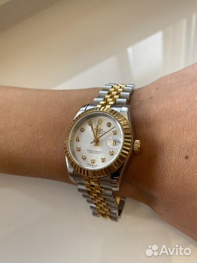 Золотые часы rolex женские