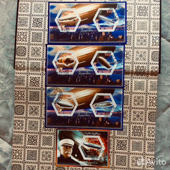 Блоки марок. Ветолеты