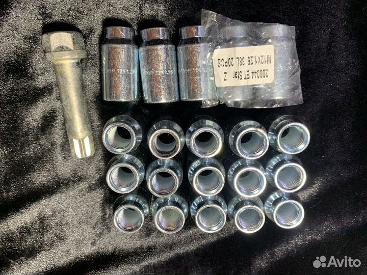 Колесные гайки 12х1.25 секретки