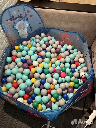 Детский сухой бассейн с шариками