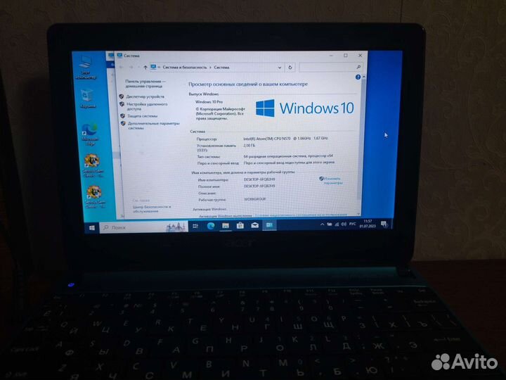Нетбук Acer aspire one d257