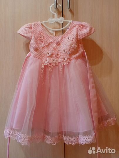Платье для девочки 92