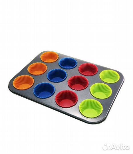 Противень / Противень и силиконовые крышки 12шт