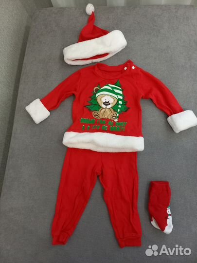 Новогодний костюм для мальчика 80