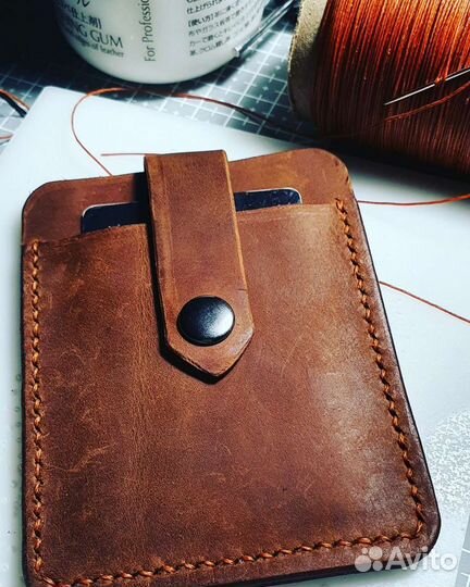 Картхолдер из натуральной кожи