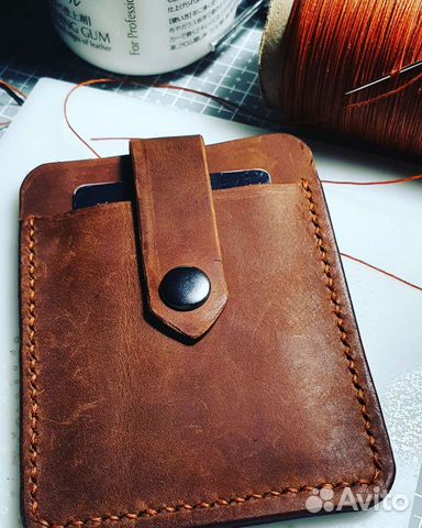 Картхолдер из натуральной кожи