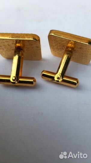 Запонки СССР Олимпийский Мишка Позолота,состояние