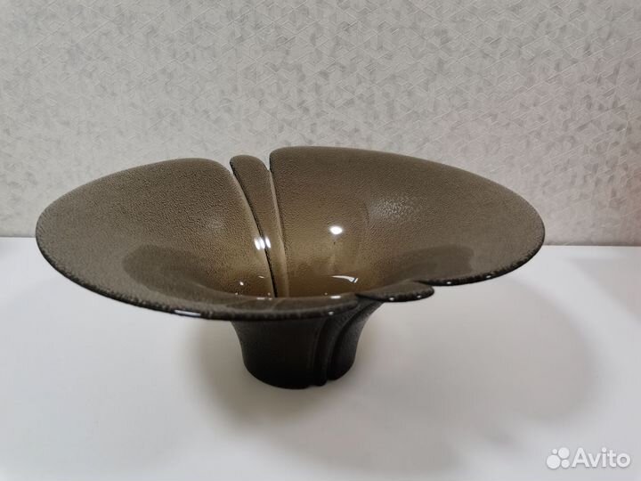 Ваза цветное стекло для фруктов