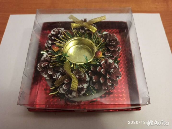 Новогодний подсвечник