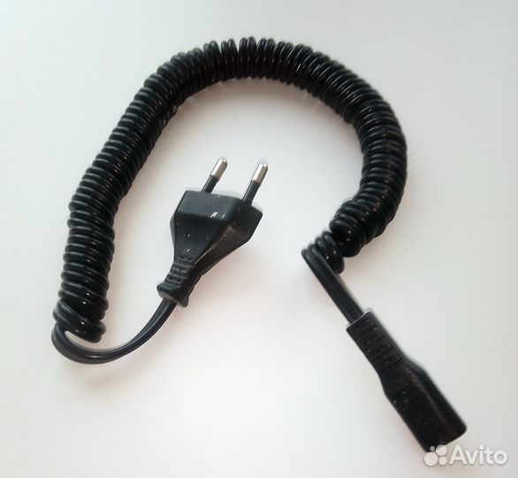 Витой сетевой шнур кабель провод с вилкой для элек