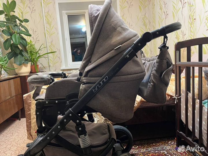 Коляска Рико бруно натурал 3в1