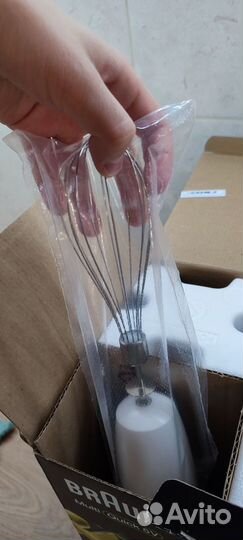 Блендер погружной braun новый