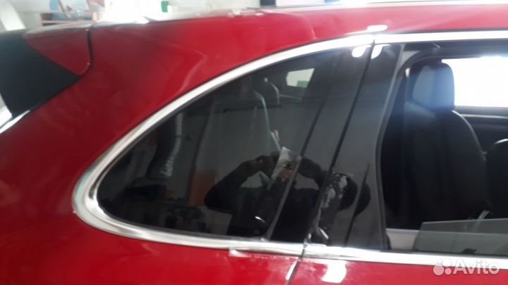 Молдинг стекла глухого заднего правого для Porsche