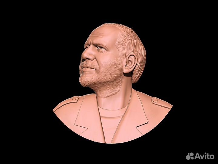 Барельеф, 3D модель для гравировки на чпу