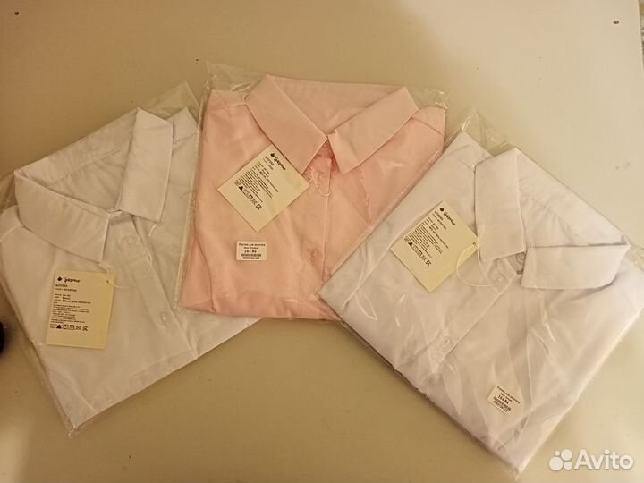 Рубашка школьная для девочки 164