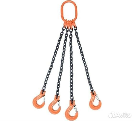 Строп цепной четырехветвевой 4сц 17т 2м