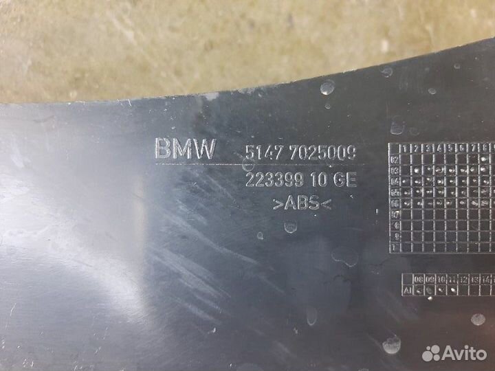 Накладка на порог задняя левая Bmw 525I E60