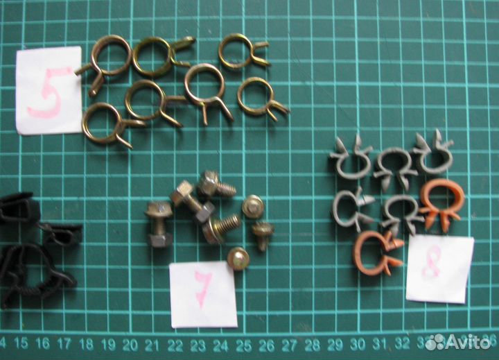 Пружины, хомуты, болты, патрубки стир. маш. Бош