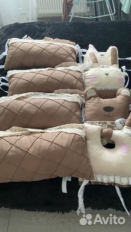 Бортики в кроватку постельное белье