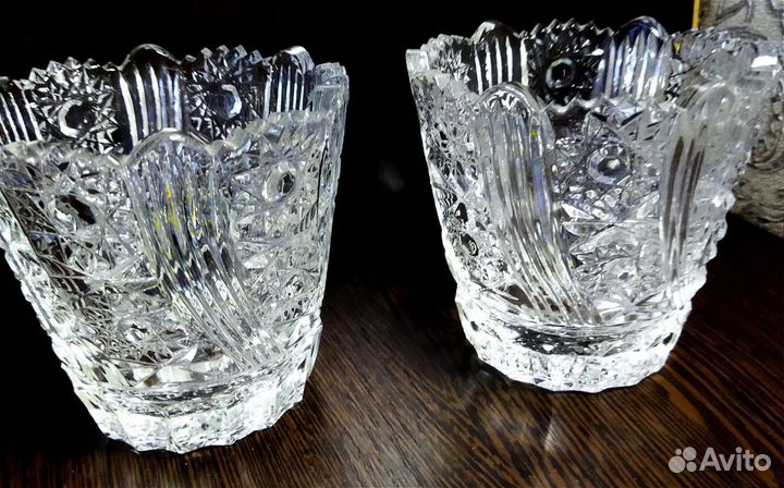 Хрустальная ваза - конфетница (салатница)