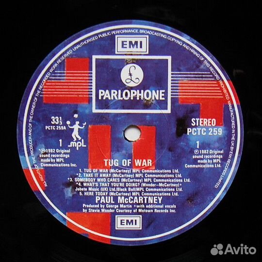 Винил Paul McCartney – Tug Of War LP