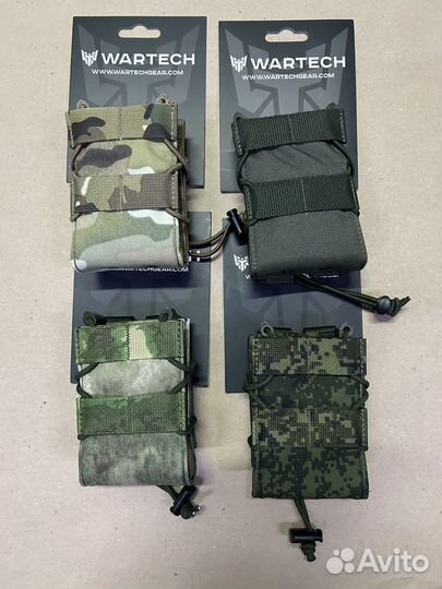 Подсумок для магазина ак мультикам/мох (wartech)