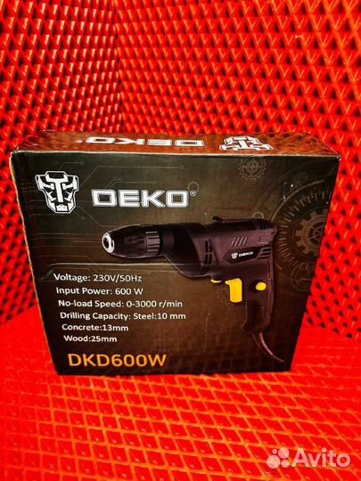 Дрель deko DKD 600 W