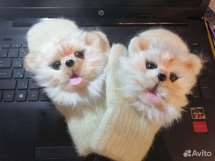 Звероварежки новые взрослые (детские)