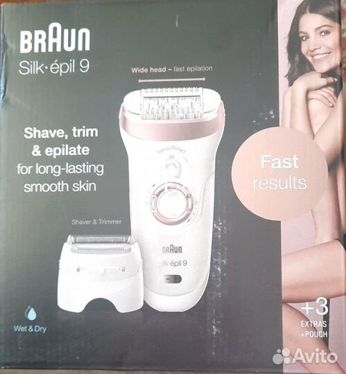 Эпилятор braun silk epil 9 новый