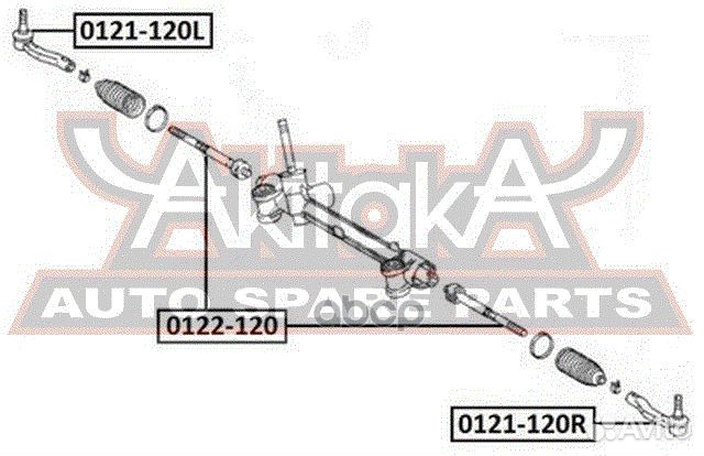 Тяга рулевая перед прав/лев toyota/ corolla