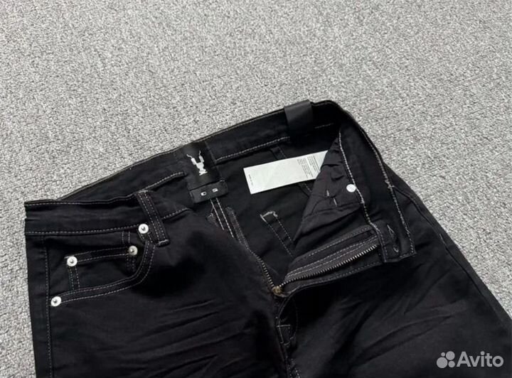 Джинсы Клеш Rick Owens SS24 Flared Jeans