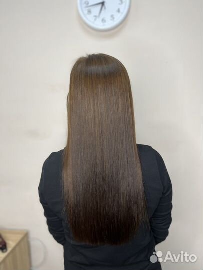 Кератиновое выпрямление